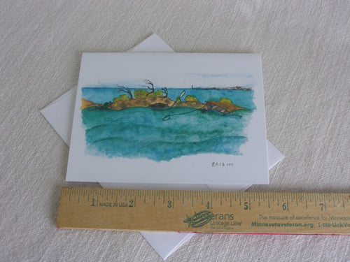 After the Gale 4x5 Blank Card
