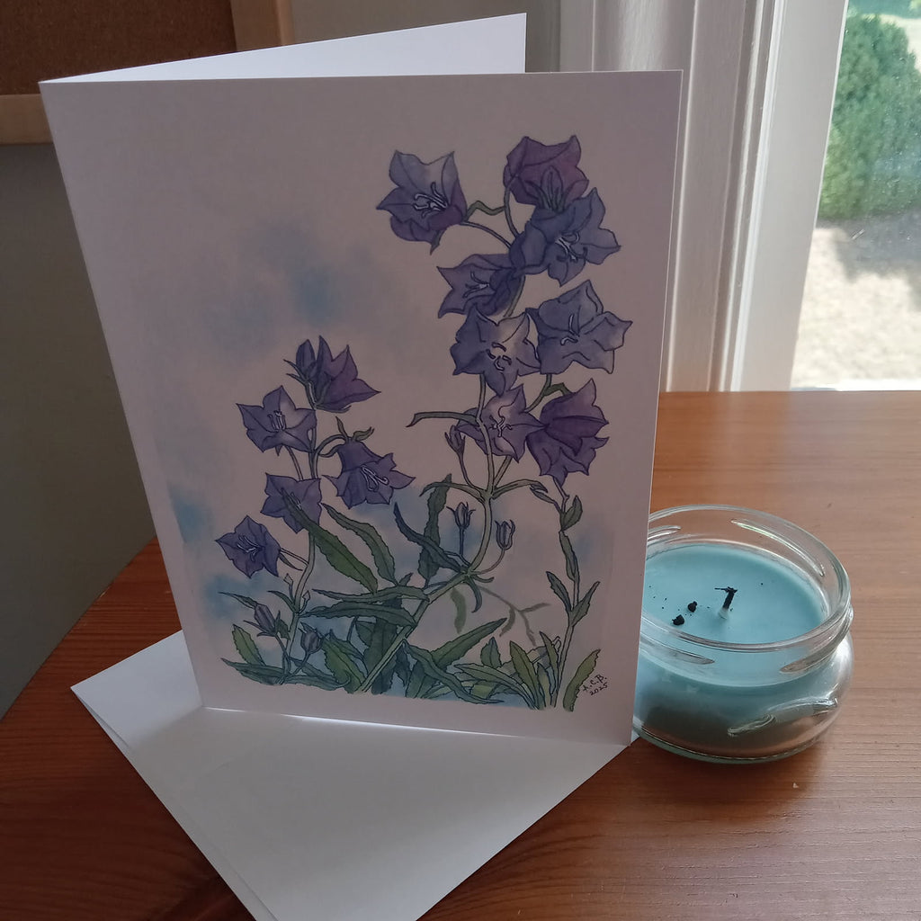 Bellflower 5x7 Blank Card