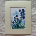 Garden Flowers 5x7 Print with 8x10 Mat: Bellflower
