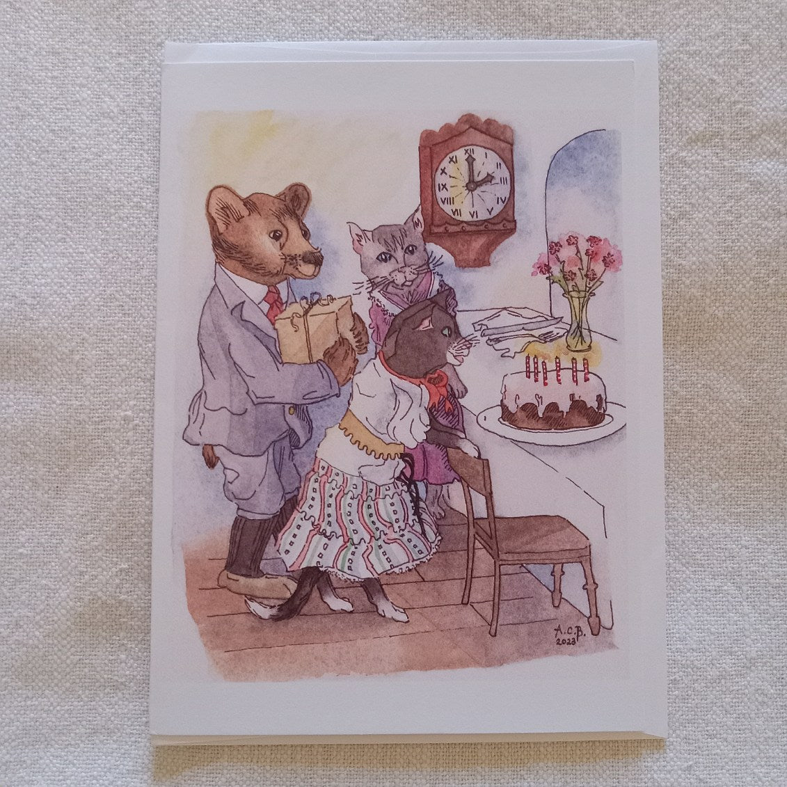 Birthday Wish 5x7 Blank Card