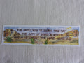 Bible Calligraphy Watercolor 2x8 Bookmarks Set of 3: Story of Christmas