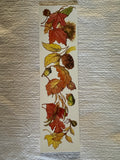 Autumn Leaves Colorful Bookmark: Falling Leaves