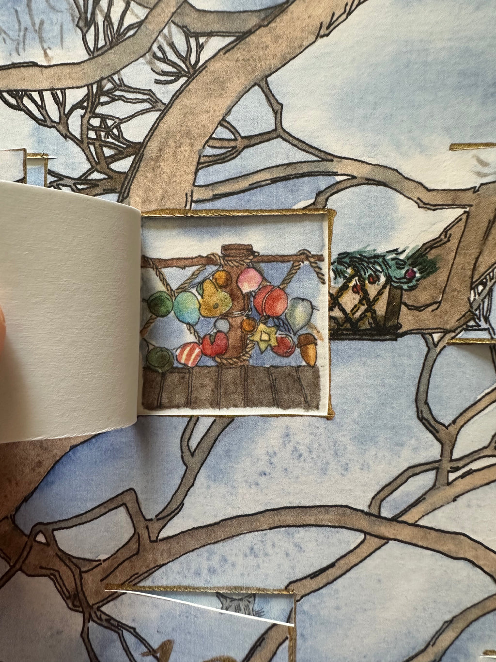 Festive Treehouse 16x20 Lift the Flap Advent Calendar