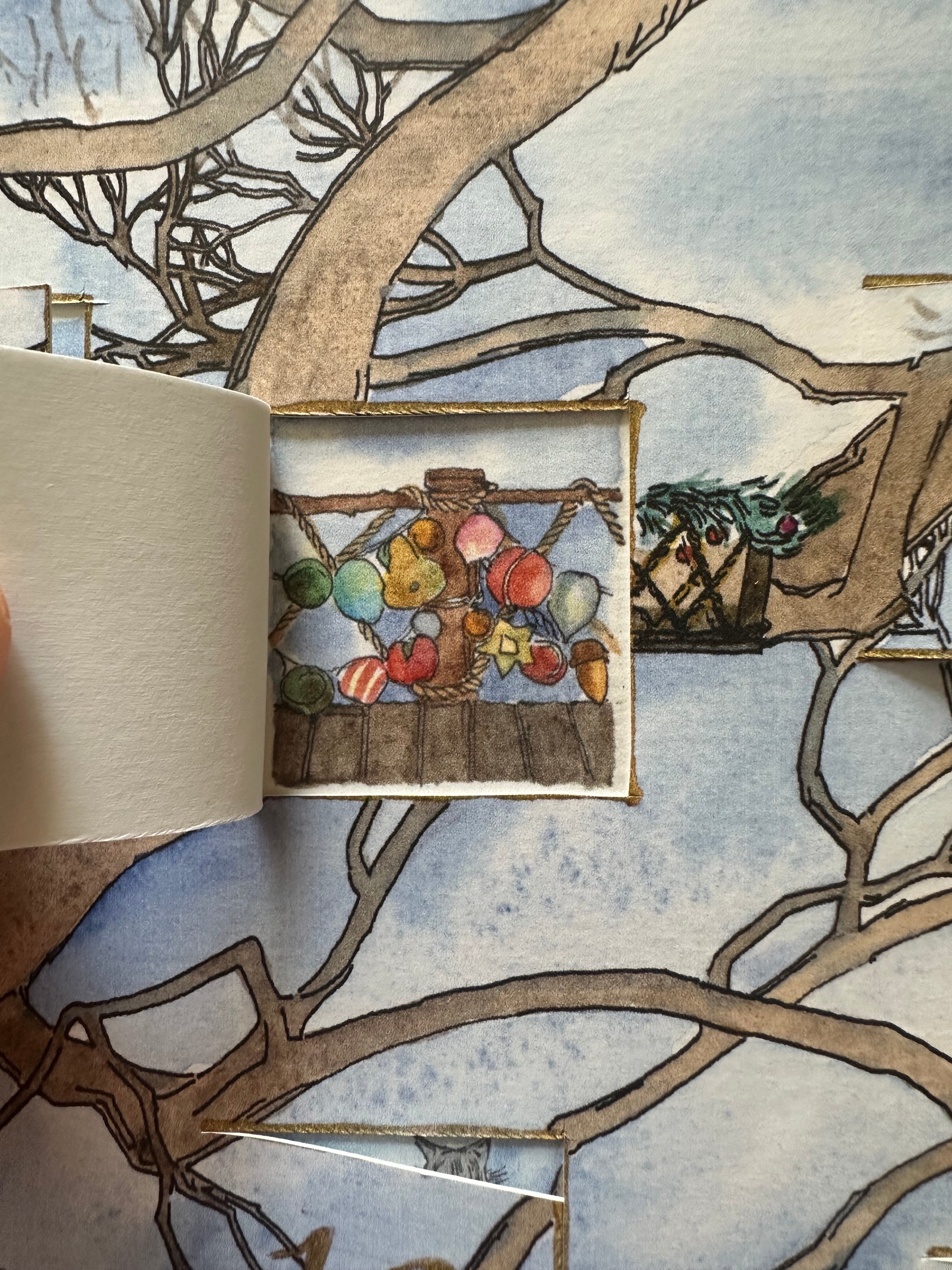 Festive Treehouse 16x20 Lift the Flap Advent Calendar