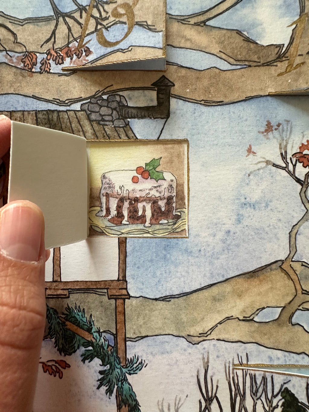 Festive Treehouse 16x20 Lift the Flap Advent Calendar