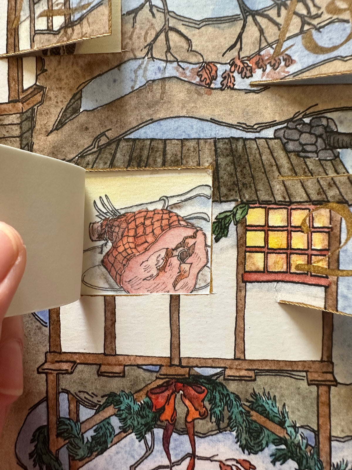 Festive Treehouse 16x20 Lift the Flap Advent Calendar
