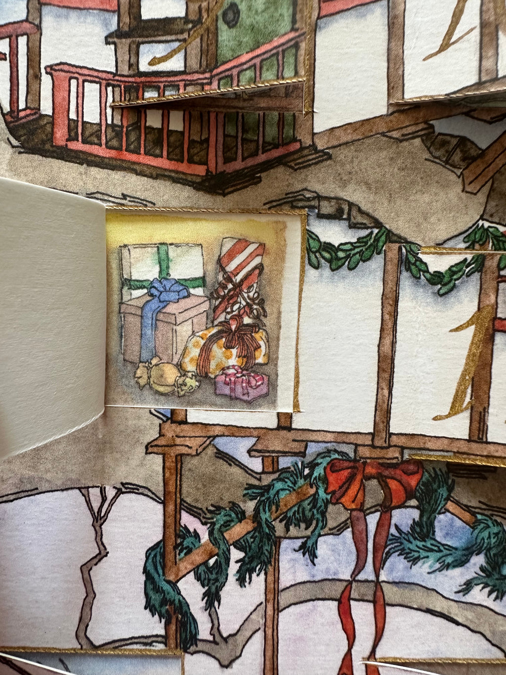Festive Treehouse 16x20 Lift the Flap Advent Calendar