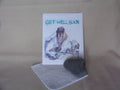 Whimsical Animals Walrus 4x5 Blank Watercolor Card: Get-Well Soon