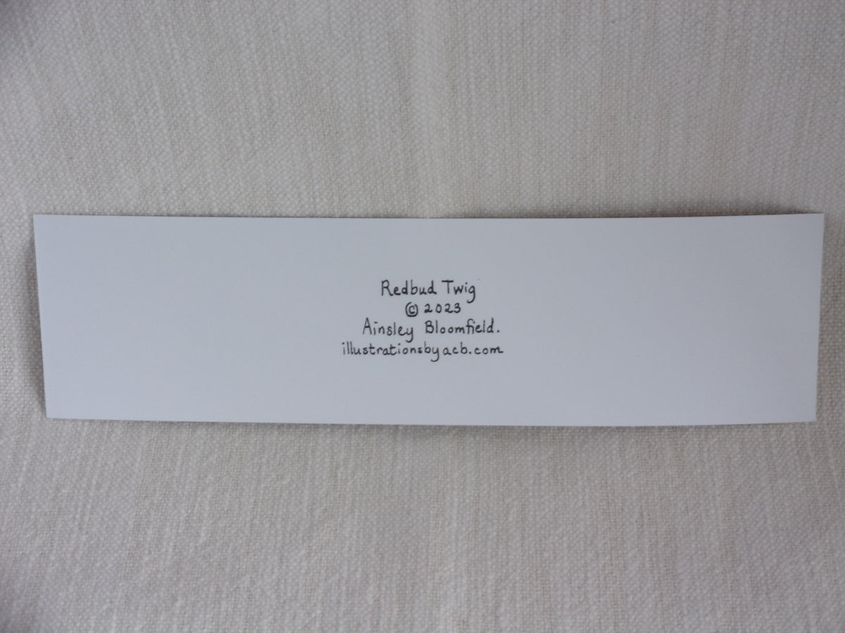 Garden Flowers Watercolor 2x8 Bookmarks Set of 3: Peony, Redbud, Morning Glory