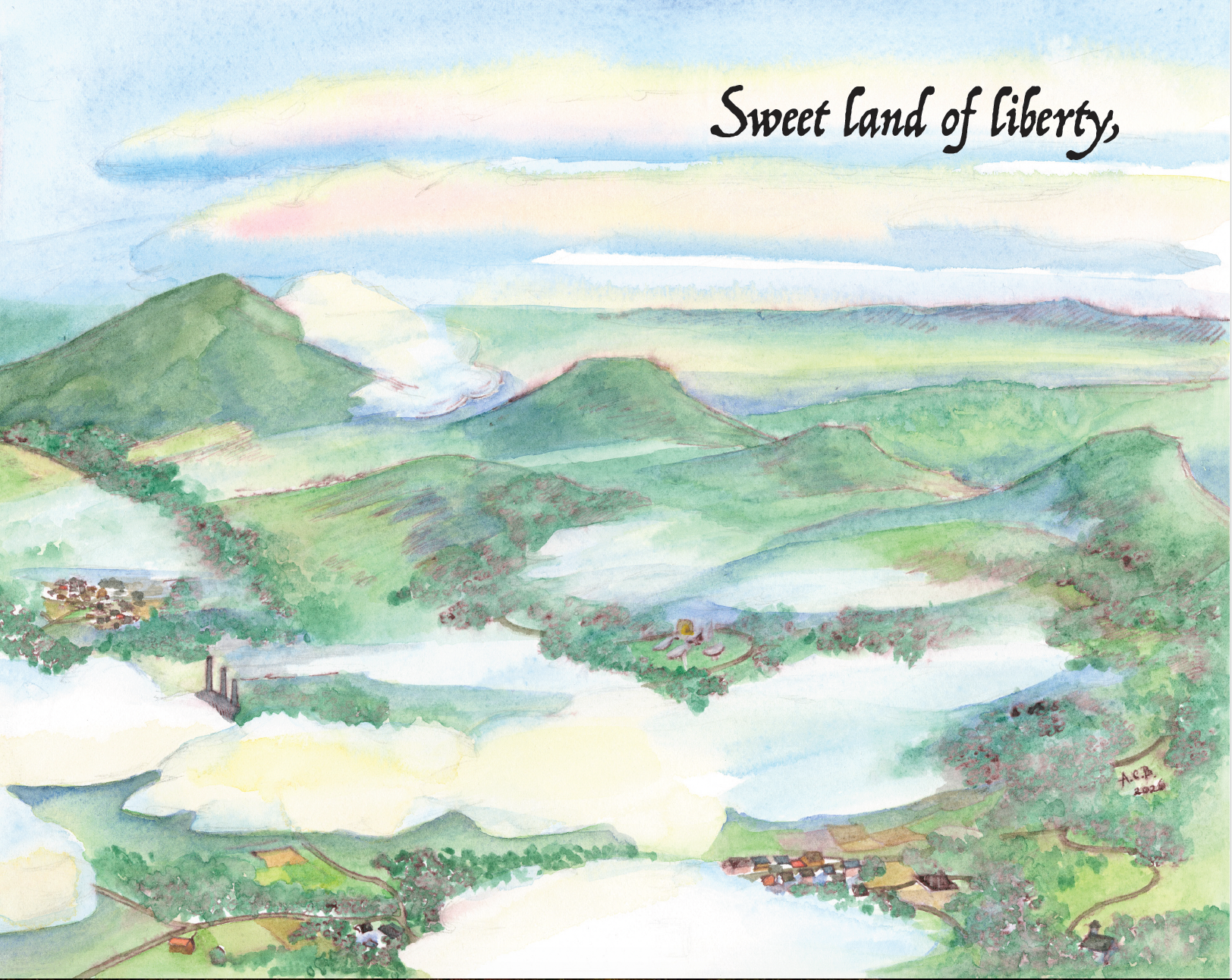 My Country, 'Tis of Thee Paperback Children's Book