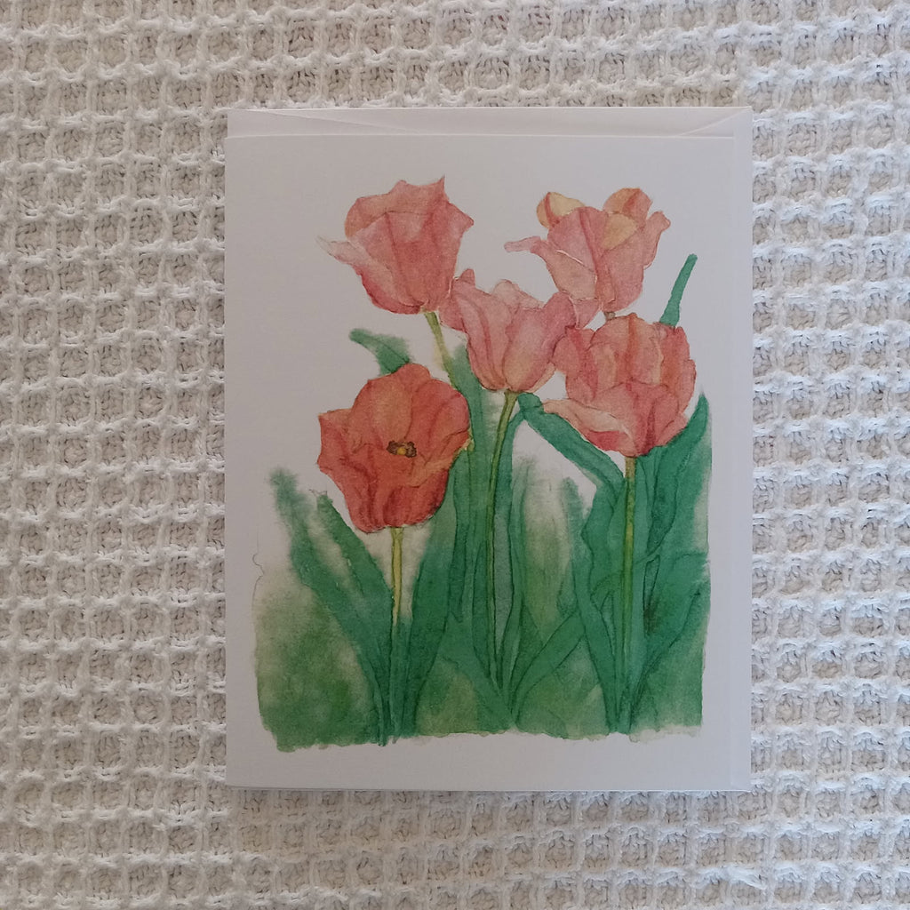 Apricot Beauty 4x5 Blank Card