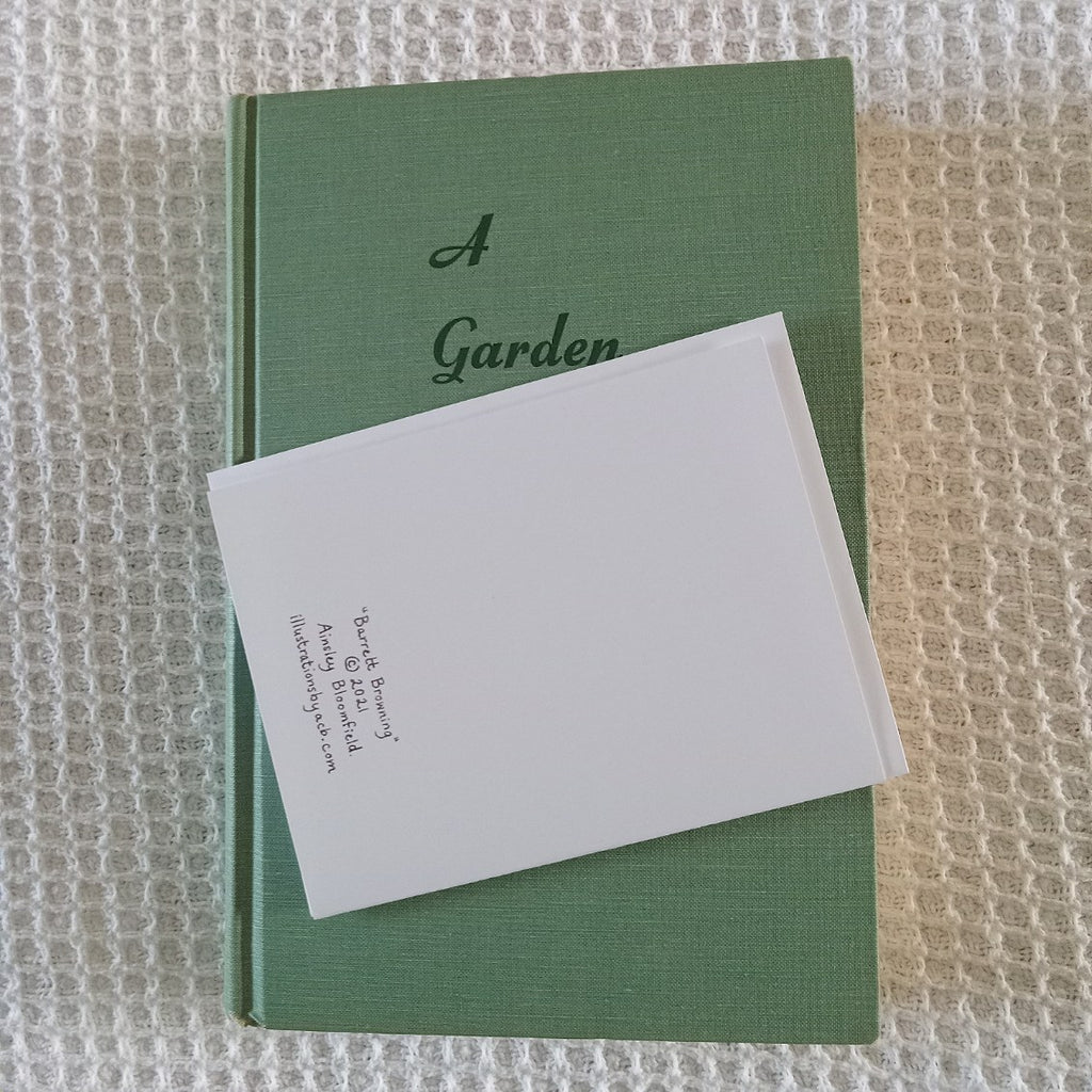 Barrett Browning 4x5 Blank Card