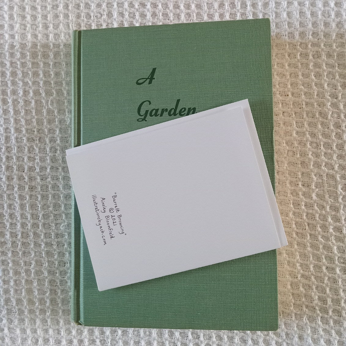 Barrett Browning 4x5 Blank Card