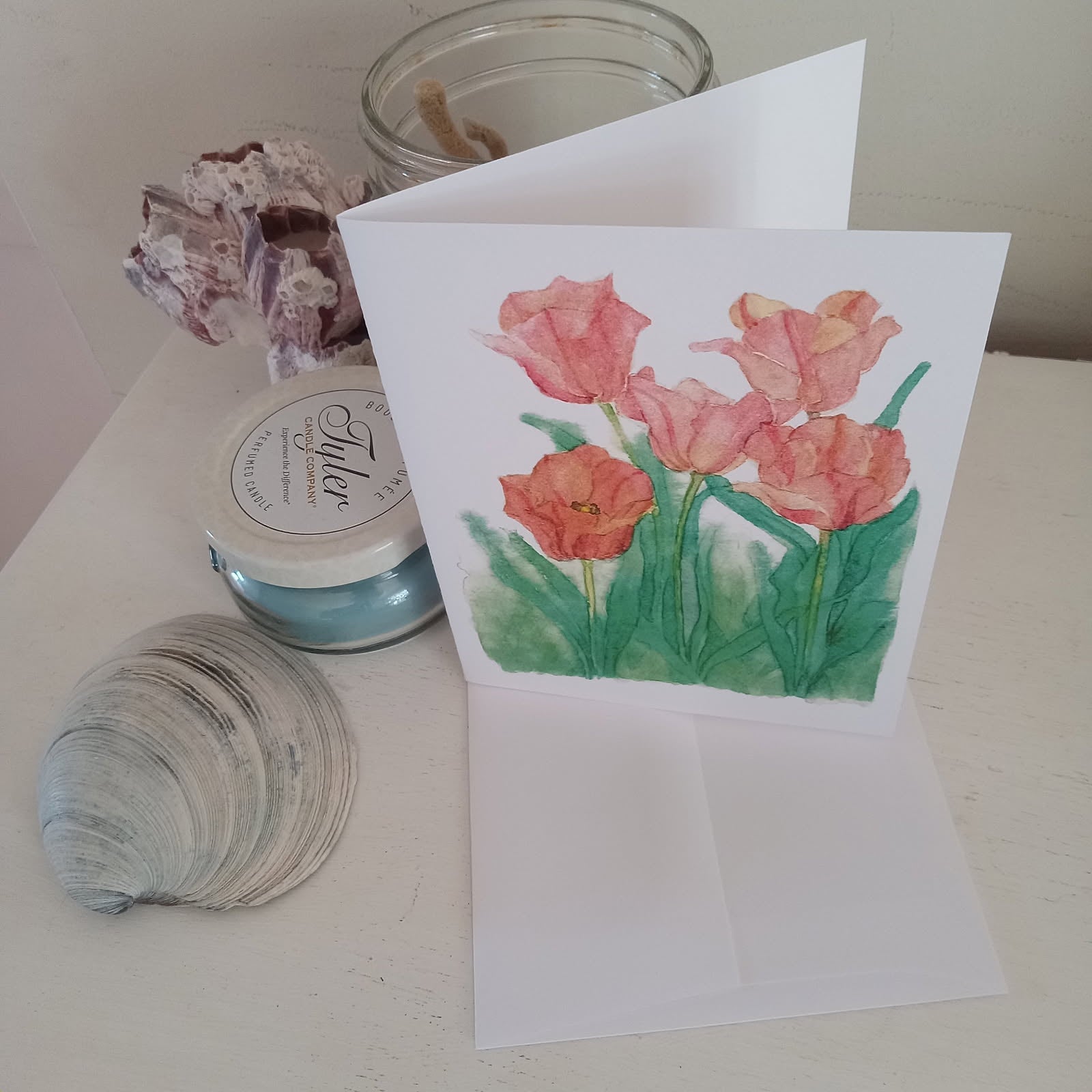Apricot Beauty 4x5 Blank Card