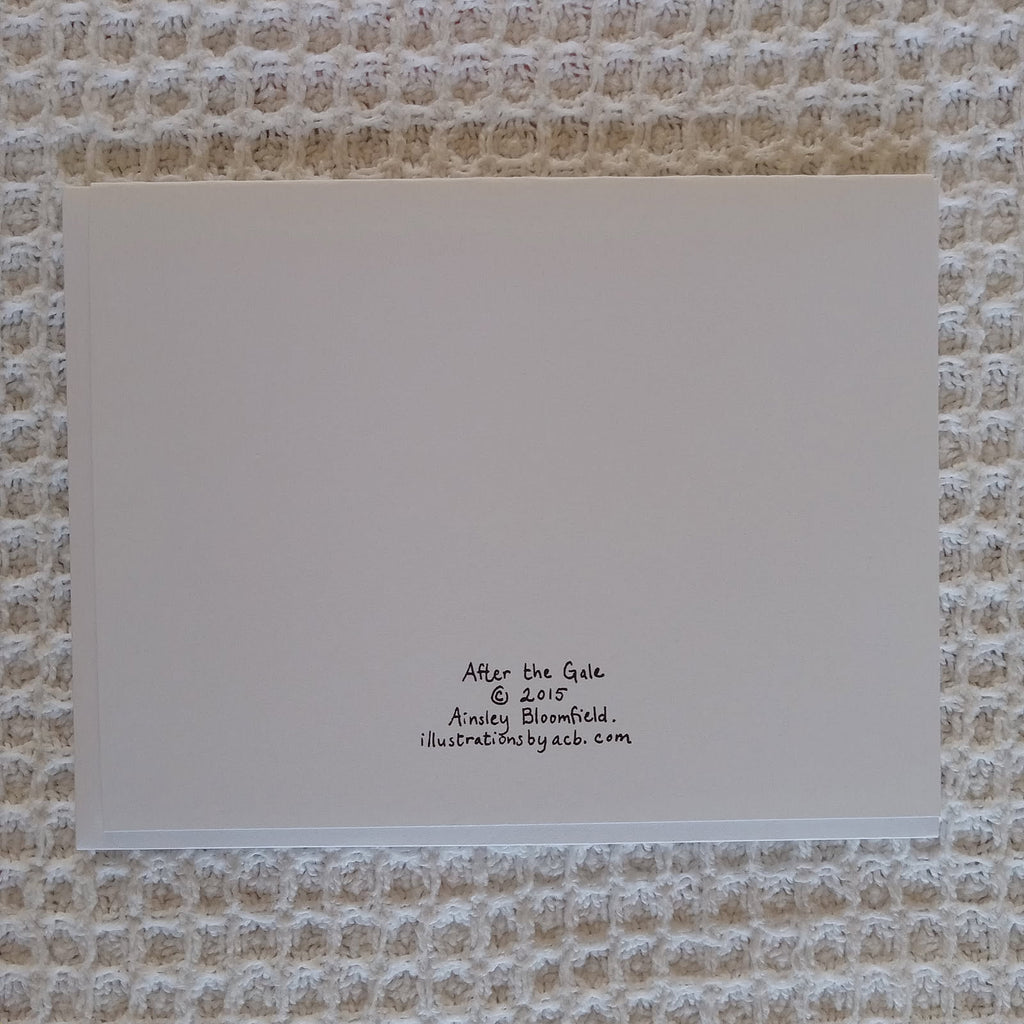After the Gale 4x5 Blank Card