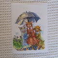 April Showers 5x7 Blank Card