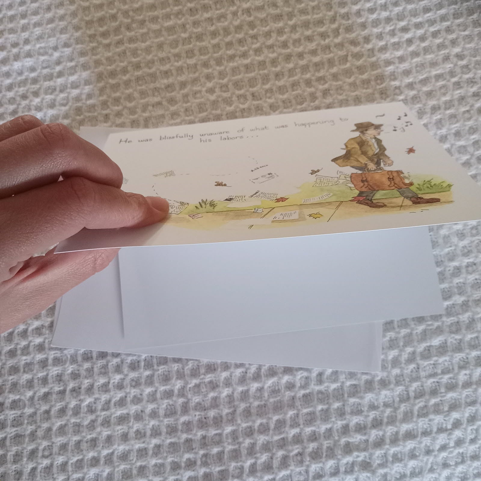 Autumn Breezes 5x7 Blank Card